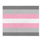Demigirl Flag Throw Blanket